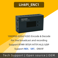 ENC1ถอดรหัสตัวเข้ารหัส HDMI 1080P NDI SRT RTMP RTP สตรีมสด IPCam