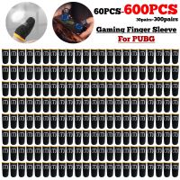 30-600Pcs For PUBG Gaming Finger Sleeve Breathable Fingertips Sweatproof Anti-slip Fingertip Cover Thumb Gloves For Mobile Game