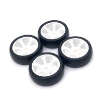 8Pcs Hard Plastic Drift Tire Tyre Wheel for 284131 K969 K989 P929 Mini-Z Mini-Q Mini-D 1/28 RC Car Upgrades Parts