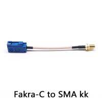 Fakra-C หัวไปยัง Sma หญิงตัวเมียขั้วต่อชนิด C สีฟ้าสายอะแดปเตอร์ Rg316จีพีเอสแอนเท็นนาเคเบิ้ล