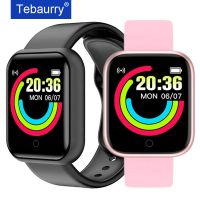 ♚ Tebaurry Y68 Smart Watch Men Women Fitness Tracker Sports Smartwatch D20 Heart Rate Monitor Bluetooth Wristwatch for IOS Android