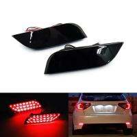 Black Car LED Rear Bumper Reflector Light Auto Driving Brake Fog Trim Tail Lamp for Subaru Impreza