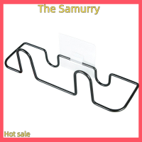 Samurry ✨Hot Sale✨ Car ชั้นวางรองเท้าอุปกรณ์จัดระเบียบสำหรับห้องนอนหอพักสีดำติดผนังรองเท้าแตะชั้นเก็บรองเท้า