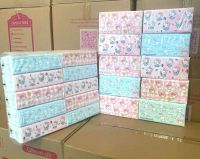 ทิชชู่เช็ดหน้า Sanrio ลิขสิทธิ์แท้  แบบยาว 70 แผ่น หนา3 ชั้น (1 แพ็ค มี10 ห่อ) ลายใหม่