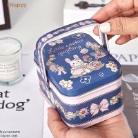 1Pc Vintage Small Suitcase Storage Tin Metal Candy Box Gift Box Cookie Gift Box Sundries Organizer Storage Cans Storage Boxes