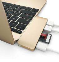 【100%-New】 FN Online Mart ความเร็วสูง3.0 USB Type C Hub C 5ในคอมโบฮับพร้อม Macbook ชาร์จพอร์ตเครื่องอ่านการ์ด12นิ้ว13นิ้ว