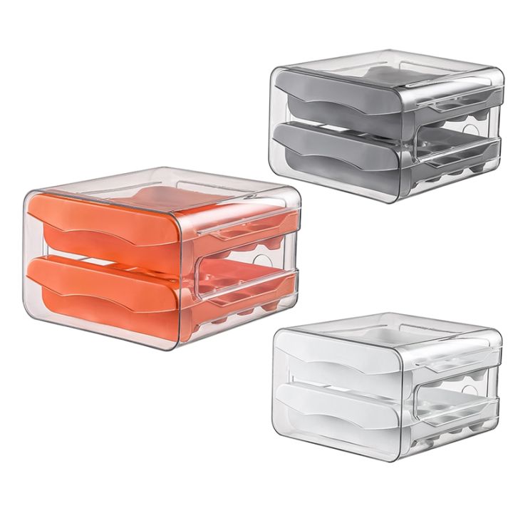 32-grids-egg-storage-box-refrigerator-transparent-double-drawer-type-egg-box-container-home-kitchen-egg-holder