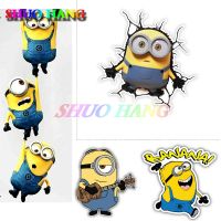 Creative Car Stickers Little Yellow Man Cartoon Anime MINIONSS Vinyl Auto Parts Window Trunk Wall Decoration Decals PVC