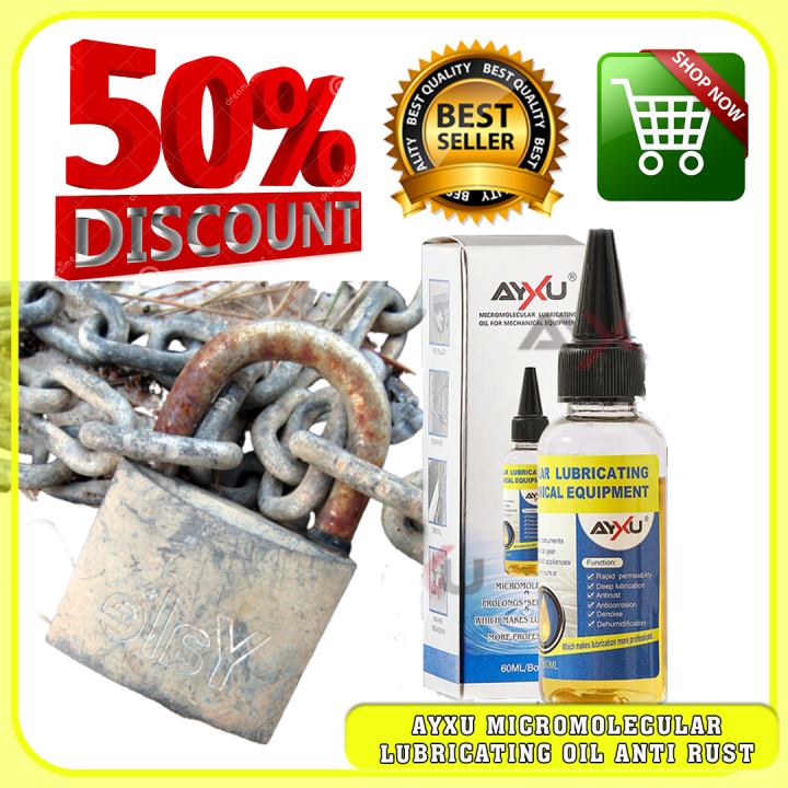 🔥AYXU Anti Rust Lubricating Oil Micromolecular Machine Oil Removes Moisture and Impurities