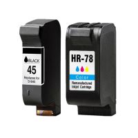 ตลับหมึกสำหรับ HP หมึกที่เข้ากันได้45 78 Deskjet 1220C 3820 3822 6122 6127 932C 930C 940C เครื่องพิมพ์950C สำหรับ HP45