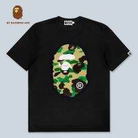 Bape ROCKY เสื้อยืดแขนสั้น ผ้าฝ้าย ทรงหลวม ขนาดใหญ่ แฟชั่นฤดูร้อน สไตล์ฮิปฮอป สําหรับผู้ชาย