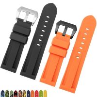 ▶★◀ Suitable for mens silicone watch straps suitable for Panerai Citizen Diesel camouflage orange blue and green rubber accessories