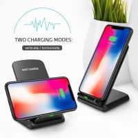 【100%-New】 SCISSORS MASTER Qi 10W Wireless Charger สำหรับ S10 S9 S8 Note Dock สำหรับ XR X 8 Plus Charger