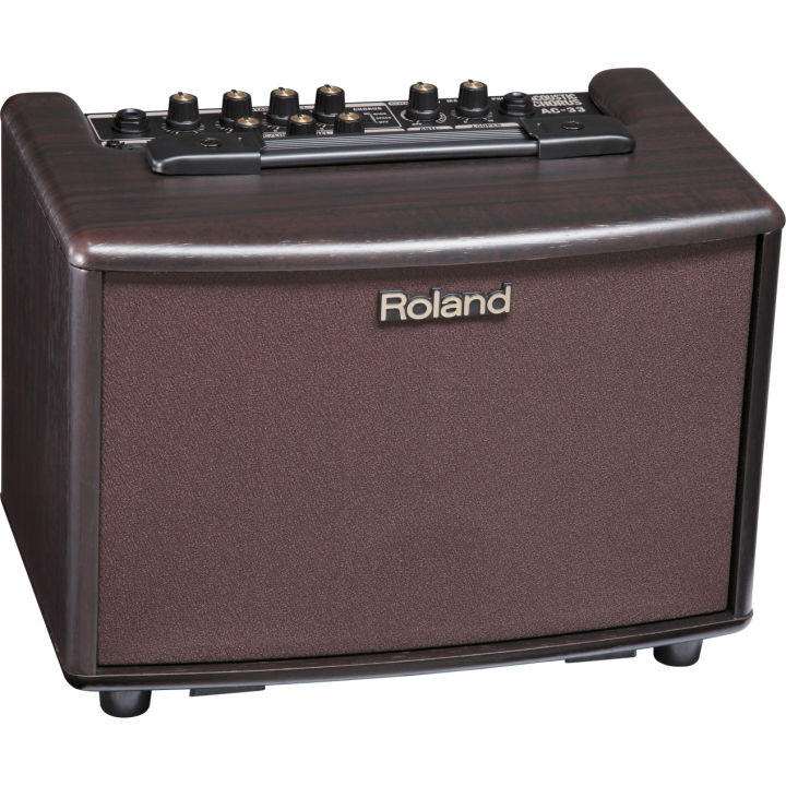 roland-ac-33-acoustic-amp-แอมป์โปร่ง-แอมป์อคูสติก-30-วัตต์-มีเอฟเฟคchorus-amp-reverb-ในตัว-มี-anti-feedback-amp-looper-เสียบหูฟังได้-แถมฟรีอแดปเตอร์