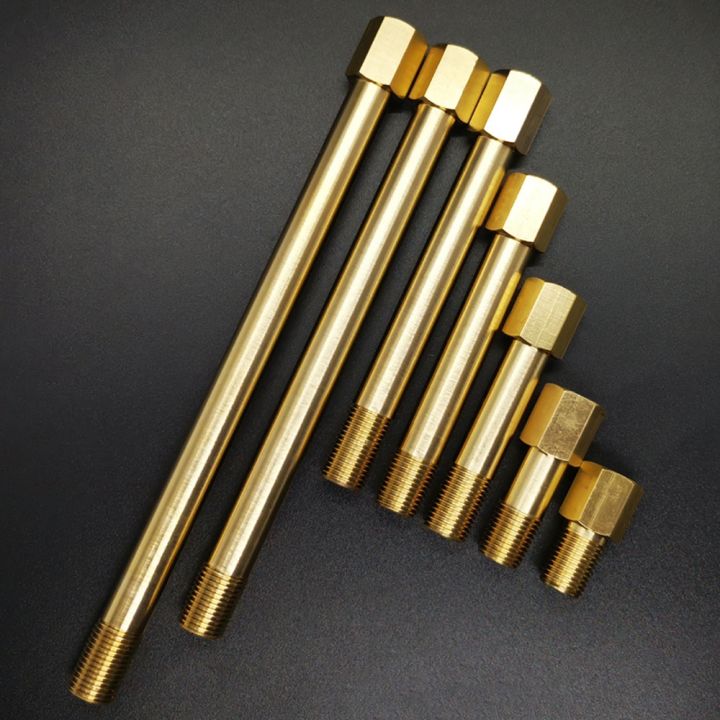 35-50-75-100-250mm-length-1-8-1-4-3-8-bsp-female-to-male-brass-connector-pipe-fitting-long-nipple-rod-coupler-water-gas-oil