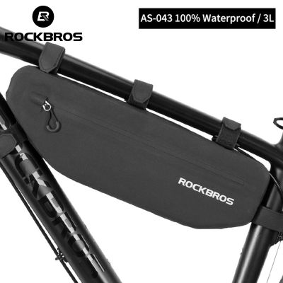 ROCKBROS Waterproof Bike Bag Front Frame Pannier MTB Road Cycling Triangle Pannier Bicycle Dirt-resistant Bicycle Accessories