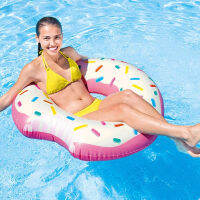 INTEX - DONUT TUBE ห่วงยางเป่าลมรูปโดนัท ขนาด 107 x 99 cm. อุปกรณ์ช่วยในการว่ายน้ำ ของลิขสิทธิ์แท้ น่ารักมากๆค่ะ