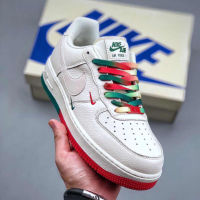 【Limited time offer】f1 Low ;07 White green red 3M Crystal Reflective Low Top - Leisure Mens and Womens Board Shoes