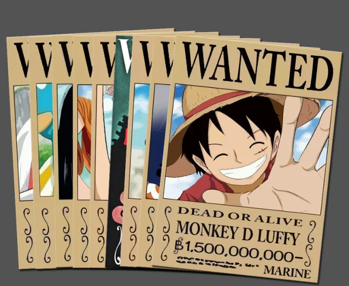 1 Set Big Size One Piece Luffy Zoro Sanji Bounty Poster Anime Japan Lazada