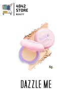 Dazzle Me Muse Pressed Foundation แป้งพัฟเนื้อบางเบา ติดทนตลอดทั้งวัน คุมมันปกปิด SPF 25 PA+++ 6g