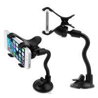 【ร้อน】ที่วางแก้วน้ำสีดำที่วางกระจกมองหลังแบบหมุนได้ Mount ForPhones GPS