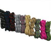 Coolstring Outdoor Round Rope Hiking Shoes Laces Striped Wear Resistant Sneakers Boot Shoelaces Strings For Men And Women Sports