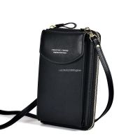 [กระเป๋าแฟชั่นร้อน688] Mini Bolso De Hombro Con Correas De Cuero Para Mujer Tarjetero Grande Bolso De Mano Bolsilpara Dinero Bolsos Pequeños Para Telfono