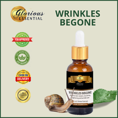 GLORIOUS ESSENTIAL Wrinkles Begone 15ml Dropper Bottle Skin Care Serum