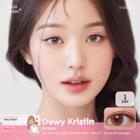 Hapa Kristin รุ่น Dewy Kristin แบบรายวัน คอนแทคเลนส์เกาหลี ? 1 กล่องมี 5 คู่