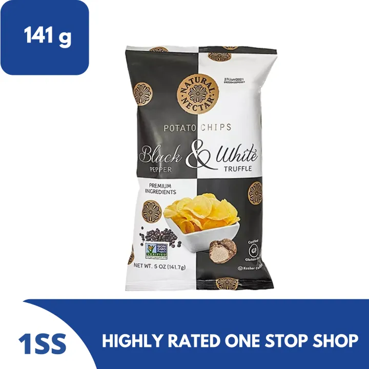 Natural Nectar Potato Chips, Black Pepper & White Truffle, 141g Lazada PH