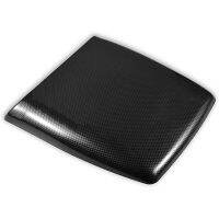 Car Bonnet Hood Scoop Air Flow Intake Vent Cover Decorative 27*25cm Air Flow Vent Cover White BlackSilverCarbon Fiber