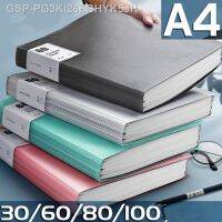 ผู้ช่วยที่ดี☒PG3KI26FGHYK5JH 1ชิ้น A4โฟลเดอร์ที่รวมแฟ้มเอกสารหนังสือเล่มเล็กแผ่นพับ30/60/100หน้าอุปกรณ์นักเรียนกล่องจัดระเบียบโต๊ะ