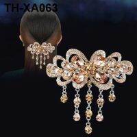 temperament rhinestone headwear foreign style new middle-aged hair clip noble zircon ladylike style