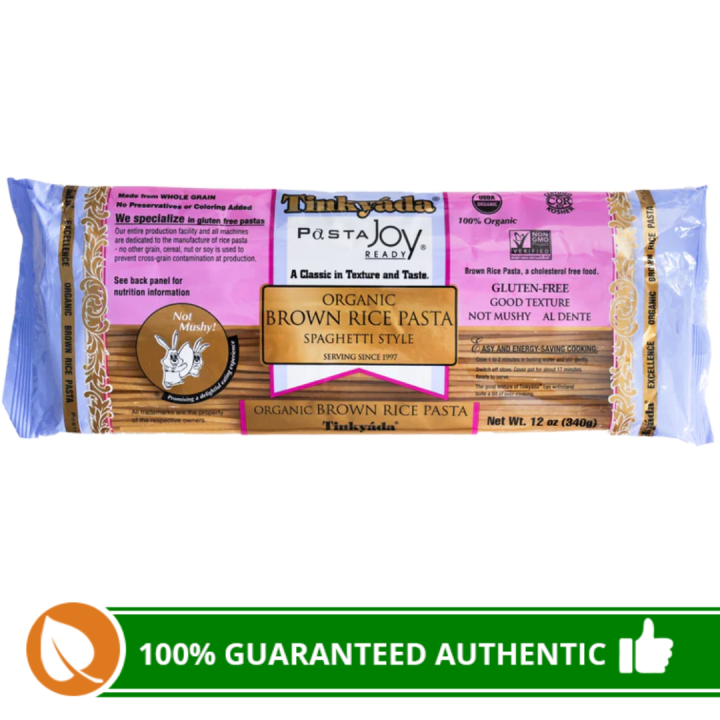 Tinkyada Organic Brown Rice Spaghetti Pasta 340g 