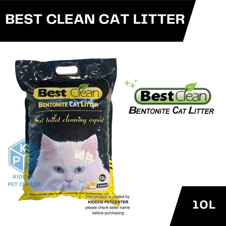 Best Clean Bentonite Cat Litter Sand 10Li, 5Li Original Pack Litter ...