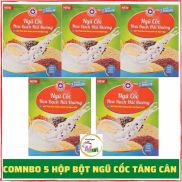 Combo 5 Hộp Bột ngũ cốc tăng cân Hoa Bạch Hải Đường chính hãng - tăng cân