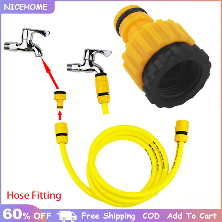 Quick Connector Hose Fittings Backyard Garden Irrigation Washing