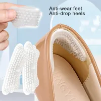 1 Pair Silicone High Heel Stickers Pads Self-Adhesive Shoes Cushions Non-Slip Inserts Insoles Foot Care Protector For Women Men