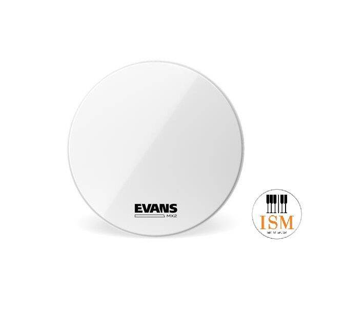 evans-หนังกลองใหญ่มาร์ชชิ่ง-22-marching-bassdrum-head-22-รุ่น-bd-22-mx2w-พร้อมชุด-felt-muffling-arcs