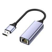 USB อะแดปเตอร์อีเทอร์เน็ต USB3.0ตัวแปลงเครือข่าย1000Mbps การ์ดแบบมีสาย RJ45 Type-C Gigabit 2.5G สำหรับแล็ปท็อป Xiaomi กล่อง