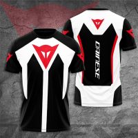 2023 New Summer Dainese Racing Logo Men Women Casual T-Shirt Short Sleeve Fashion Casual Sports Oversized Streetwear T shirt