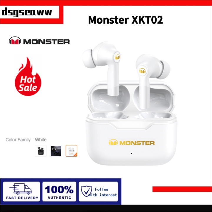 Monster XKT02 Wireless Earbuds Bluetooth Earphones In-ear Earbuds With ...