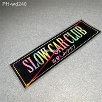 【CC】 Car Stickers for No Sad SLOW CLUB Motor Racing Truck Window Decals