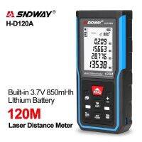 ?รุ่นใหม่ แบตLi-on? เลเซอร์วัดระยะ Laser distance 120 m. SNDWAY รุ่น H-D120A วัดระดับน้ำ วัดระยะไกล วัดพื้นที่ ปริมาตร วัดความสูง