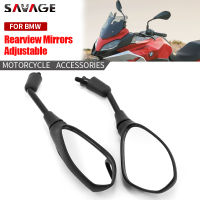 กระจกด้านข้างกระจกมองหลังสำหรับ BMW R1200GS R 1250GS F750 850 GS S1000XR F900 R G650 C400 CE 04 K1200R RNINE T ปรับกระจกมองหลังได้