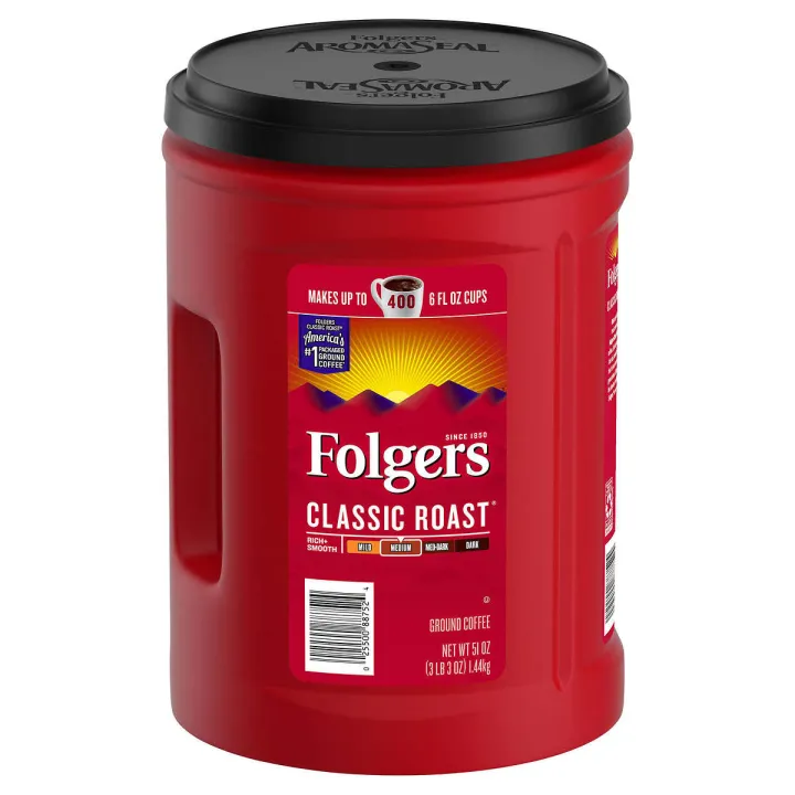 Folgers Classic Roast Ground Coffee 1.44Kg/51oz | Lazada PH