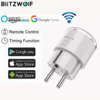 BlitzWolf BW-SHP6 Pro 15A 3450วัตต์ WiFi สมาร์ทเสียบพลังงานไร้สายซ็อกเก็ตเต้าเสียบตรวจสอบพลังงานไม่มี Hub App การควบคุมระยะไกล