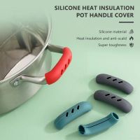 【CW】 2pcs Silicone Insulation Oven Mitt Casserole Ear Pan Pot Holder Grip Anti-hot Clip Accessories