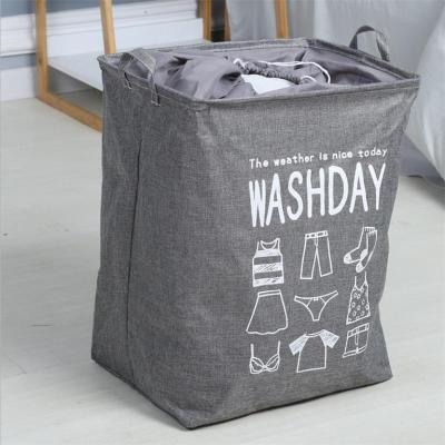 Folding Laundry Basket With Lid Large Capacity Clothes Toy Storage Baskets For Kids Dirty Clothes Storage Bucket With Handle