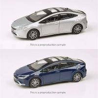 **Pre-Order** PARA 1:64 2023 Prius Cutting Edge Silver / Reservoir Blue Diecast Model Car Die-Cast Vehicles